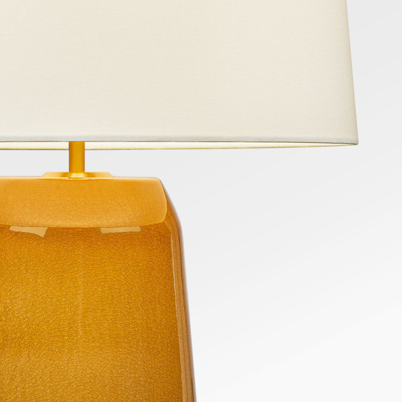 Nell 28 Table Lamp, Cracked Honey