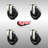 Hard Rubber Casters