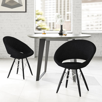 Janeen 18'' H Wool Upholstered Side Chair