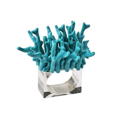 Amalfi 4 Piece Napkin Ring Set