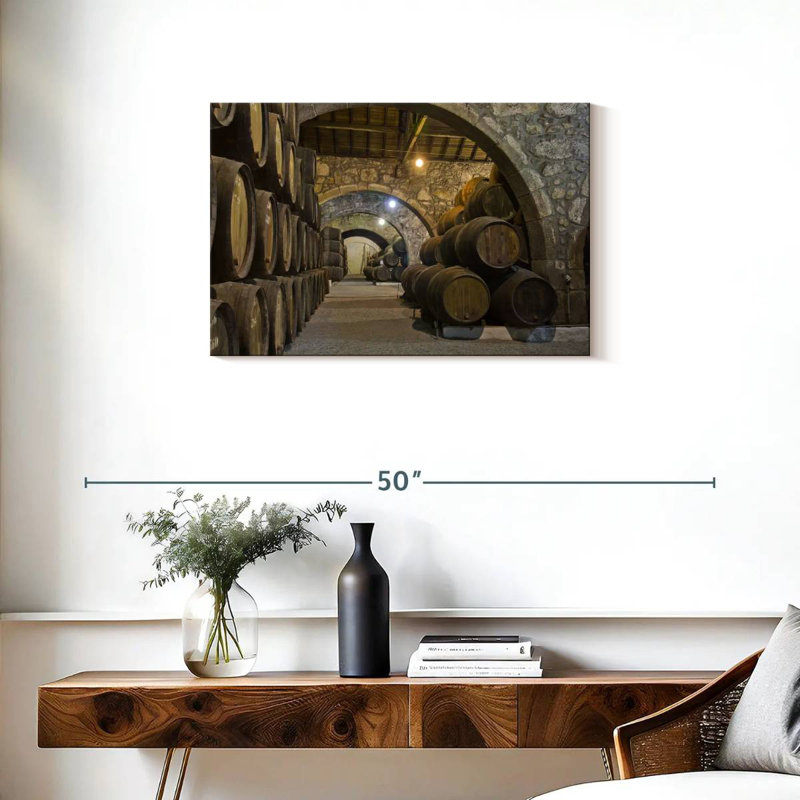 Cellar Wine Barrels, 20" H x 30" W