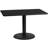 Carrus Rectangular Laminate Dining Table Top with Round Base-1464009582-1464009488