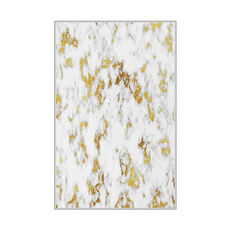 Tapis d'entrée antibactérien (2,6 x 6,6 pi) | 100% polyester, hauteur des poils de 0,4 po | Dessous en PVC antidérapant, lavable à la machine | Impression 3D numérique, durable et élégante pour les entrées, les salons et plus encore