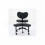 Chaise de bureau avec support lombaire et tabouret réglable,