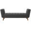 Banc d'appoint en tissu capitonné Haven Modway-1025054636