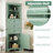 Tall Corner Cabinet With 3 Drawers And Adjustable Shelf For Home Interior Shelves Use-821698047