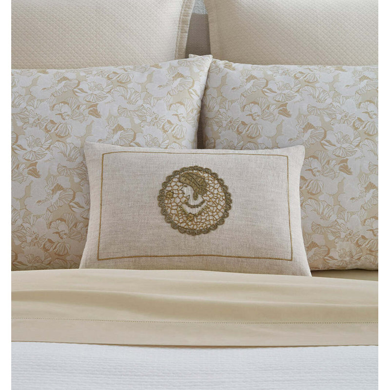 Cameo Linen Lumbar Pillow Cover & Insert