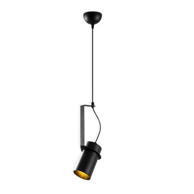 Luminaire suspendu en métal à hauteur réglable