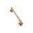 Minted 5" Center to Center Satin Brass Bar Drawer Pull Multipack-110428881