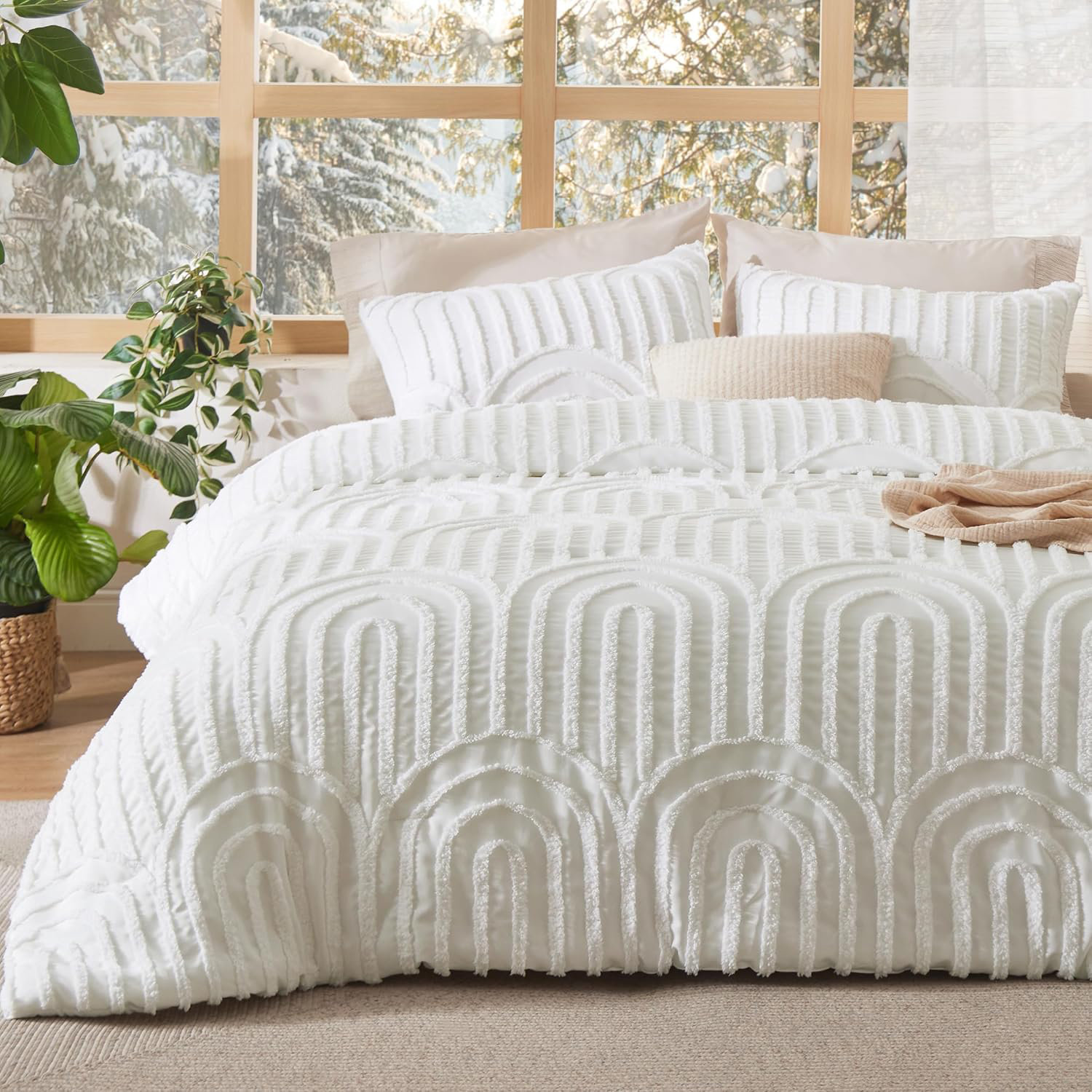 Bedsure Comforter Set-Arch Jacquard Boho Bedding Sets | Wayfair