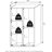 Gonzales 19.5" W Standard Bookcase-1624249120-1611250689