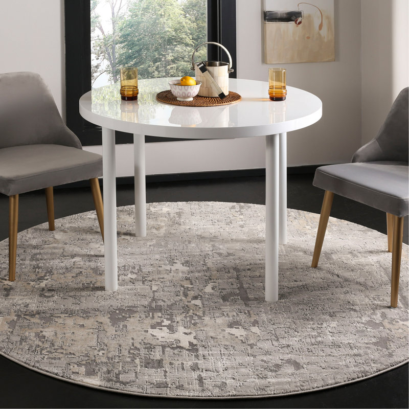Edvin Performance Abstract Rug, Round 6'7"