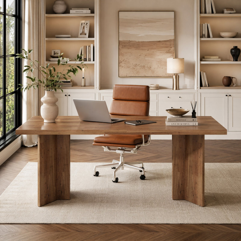 Bureau de direction 63 po Farmhouse, Noyer brun