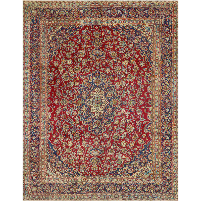 Khusbu Distressed Gavin Red Rug