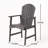 Outdoor Weather Resistant Acacia Wood Adirondack Dining Chairs (Set Of 2)-129423835