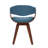 Boase Fabric Swivel Mid-Century Dining Chair-1987778349