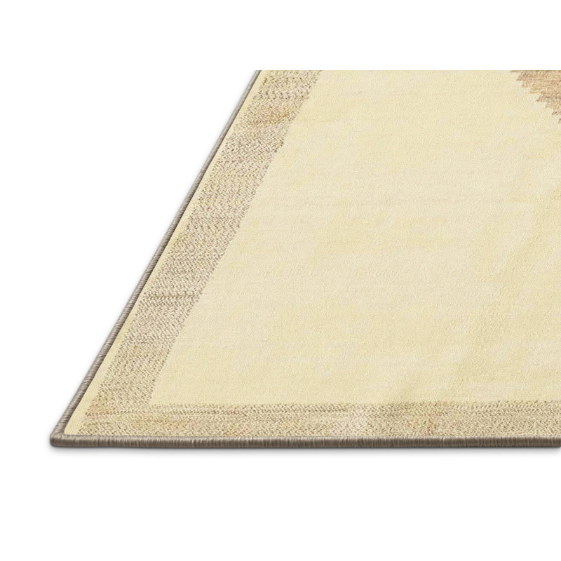 Tapis beige contemporain, Rectangle 7 pi x 9 pi