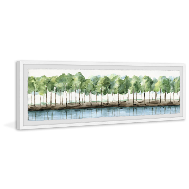 Go And Explore by Marmont Hill - Single Picture Frame Panoramic Painting, 25cm H x 76cm W x 3.81cm D