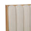 Lit plateforme en bois de très grande taille avec tête de lit tapissier Wheat