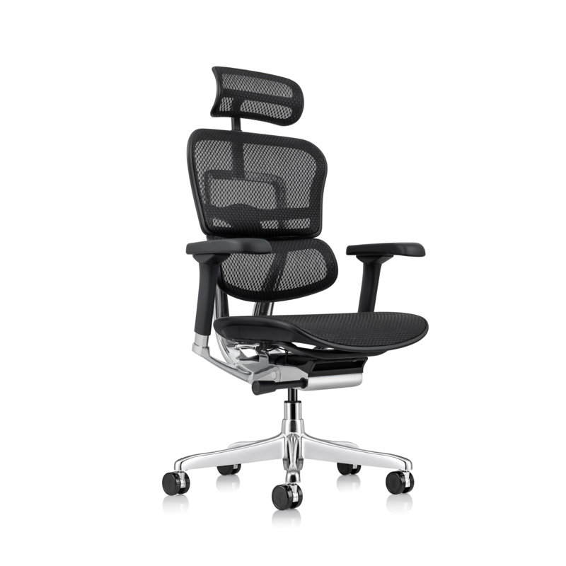 Chenille Office Chair, Black