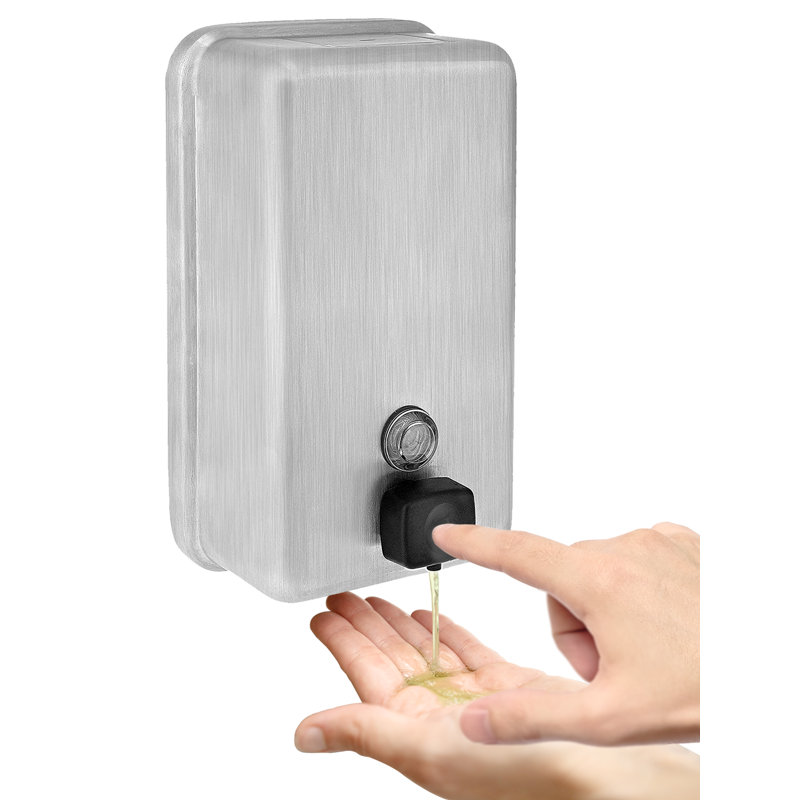 Manual Surface-Mounted Liquid Vertical Soap Dispenser