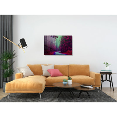 Peinture décorative en verre trempé