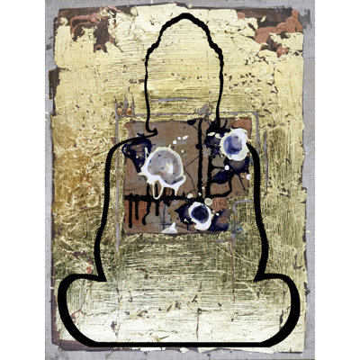 Buddha In Gold N 5 Print by Kari Souders