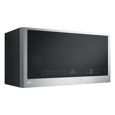 LG Smart 1.7 cu. ft. Over the Range Convection Microwave Oven with Air Fry in PrintProof Stainless Steel