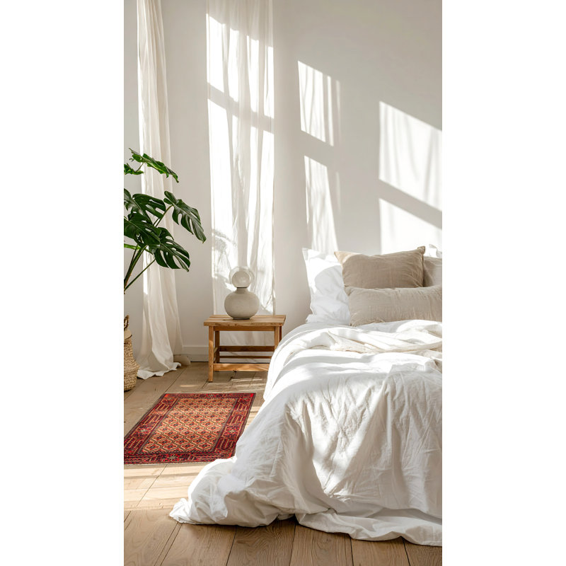 Tapis beige Teimani 2 pi 7 po x 4 pi 9 po