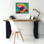 «Red Panda Rainbow» par Rebecca Wang, art mural sur toile