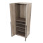 Garde-robe gris rustique