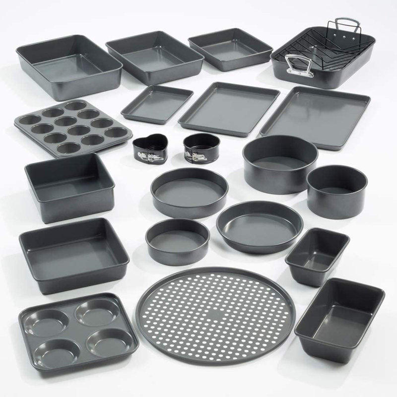 Symple Stuff Burkey Classic Cake Pan, 4.5cm H x 16.5cm W x 16.5cm D
