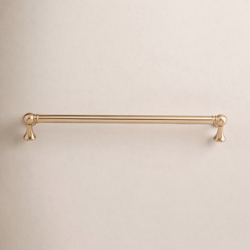 Kara Bar Pull, 8 13/16", Honey Bronze