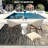 Waterproof Reversible Outdoor Patio Rug Plastic Straw Mat, UV Resistant, Durable for Backyard, Deck, RV, Camping, Porch, Beach, Pool-410855445-410855448