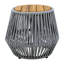 Table d'appoint en bois d'acacia avec base en corde, décoration côtière moderne pour le patio, le jardin, le balcon et l'intérieur-1433235771