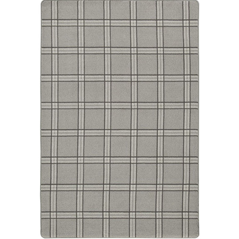 Tapis gris à motif écossais Imagine Pane