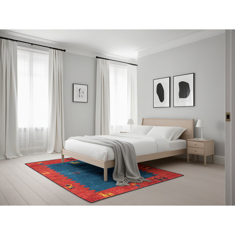 Abstract Indoor Rug, Rectangle 5' x 7'