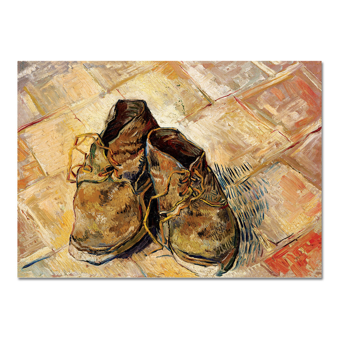 Kunstdruck Shoes 1 von Vincent Van Gogh