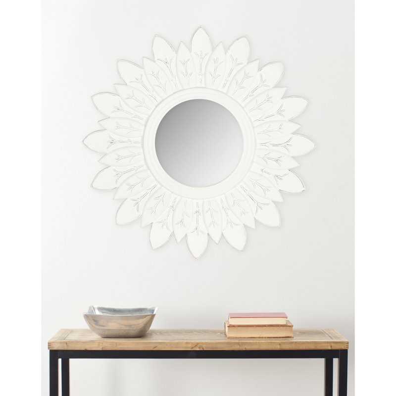 Saladin Engineered Wood Wall Mirror, White
