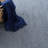 Honeycomb Indigo/Grey Handwoven Wool Rug-41080373