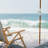  Reclining Beach Chair with Cushion-1183997066
