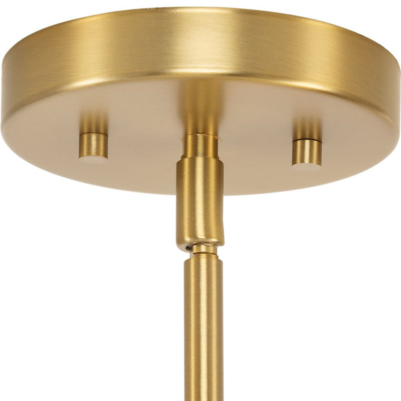 4-Light Chandelier, Bronze brossé