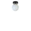 Lustre élégant en métal, noir et blanc, 5,9 po de diamètre x 7,9 po de hauteur | Douille E27, 40 W maximum | Luminaire élégant pour le salon, la salle à manger et le vestibule | Conception durable IP20-839273841