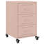 Aneyah 36cm W Steel Bedside Table-447055223