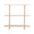 Curved Metal 3-Tier Shelf Blush