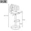Karlshamn Swivel Upholstered Adjustable Height Counter Stool-1194274873