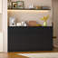 Buffet multifonctionnel avec 2 tiroirs + 4 portes: Armoire de rangement grande capacité