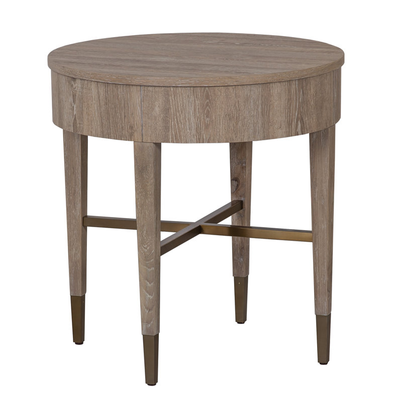 La Jolla End Table, Scrubbed Oak