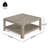 Square Coffee Table With Storage,Light Ash