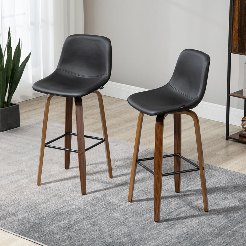 Tabouret de comptoir 25,6 po Marengo, Noir